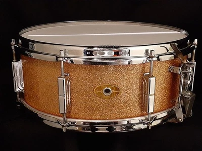 Tambor Leedy Vintage Shelly Manne Rosa Brillante 14x5,5 Usado Foto 1 de 4