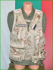 Bulgarian Army Secial Forces desert camouflage Tactical Vest + drop Pouches - Picture 1 of 13