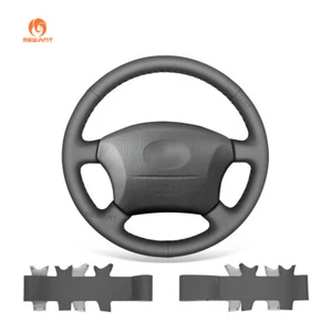 Custom DIY PU Leather Car Steering Wheel Cover for Toyota Land Cruiser 1995-2002 - Picture 1 of 11