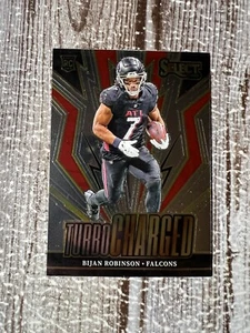 2023 Select Bijan Robinson ROOKIE TURBOCHARGED TUR-BRO Atlanta Falcons RC - Picture 1 of 2