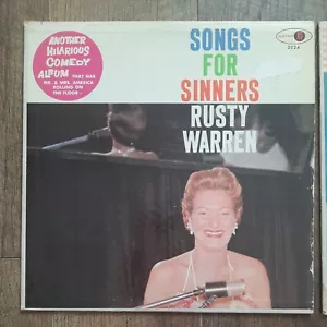 Rusty Warren Songs For Sinners Vinyl Records 12" LP 33 RPM Jubilee JGM 2024 - Picture 1 of 6