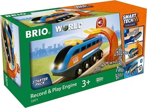 Brio Wooden Railway Toy Trains 33971 RECORD & PLAY ENGINE Smart Tech Sounds, NEW - Picture 1 of 6