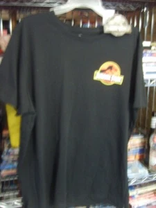 MENS~JURASSIC WORLD~JURASSIC PARK~ GRAPHIC PRINT T-SHIRT~BLACK~NEW/TAGS~SIZE XL - Picture 1 of 3
