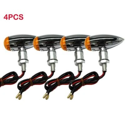 Luz intermitente intermitente de señal de giro de 4 piezas para Honda Shadow Spirit Sabre Aero ACE 750 1100 Foto 1 de 4