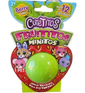 Cutetitos Fruititos Minitos Berry Serie Mini Plüsch Grün Sammlerstück Neu - Bild 1 von 2