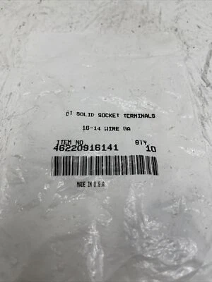 (数量 2) 462-209-16141 Deutsch 尺寸 16-14 AWG 镍实插座- * 20 端子 — 第 1/4 张图片