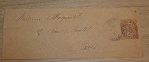 entier postal bande pour journaux type blanc 2 c - Photo 1/1