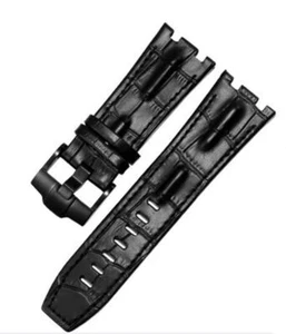 28mm For AP 42mm Royal Oak Offshore Watch Band Wrist Leather Strap - Picture 1 of 15