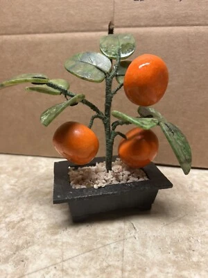 5-дюймовые китайские традиции апельсиновое дерево бонсай фруктовые растения украшение сладкий маленький - Изображение 1 из 4