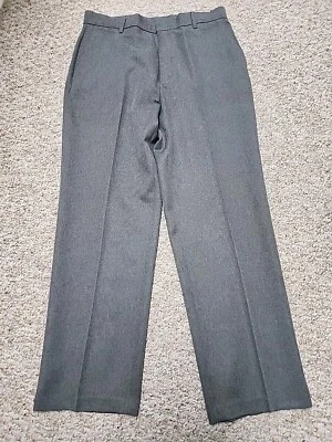 LEVI'S Action Slacks Vintage 90s Mens Pants Size 34 x 30 Gray Flat Front - Image 1 of 4