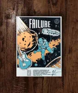 Failure Original Middle US Tour June 2022 Official Ltd Signed Concert Poster - Picture 1 of 1