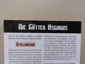 DIE GOTTER ASGARDS REGELN ALLEMAND/VIKING/BLOOD RAGE/G678 - Imagen 1 de 1
