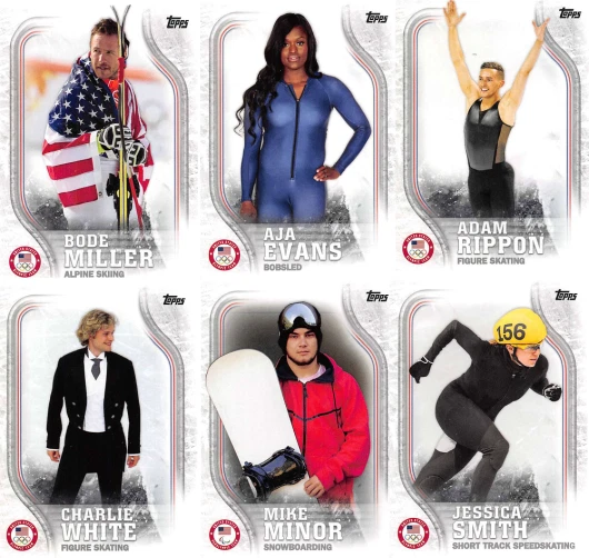 2018 Topps Winter Olympics Team USA - Base Cards - Choose #'s US 1-48 USA 1-45 - Image 1 of 1