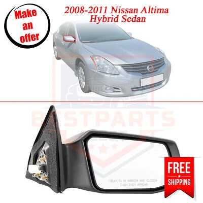 Kool Vue NS51ER Power Mirror right side for 2008-2011 Nissan Altima Hybrid Sedan - Image 1 of 4