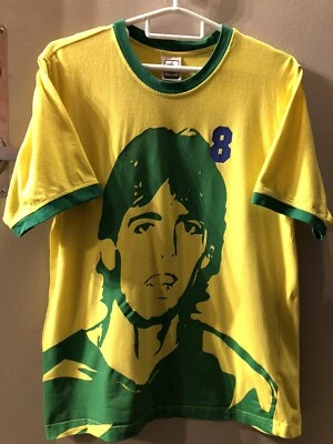 Kaka Adidas Fútbol Camiseta Grande Brasil Mundial 2006 Timbre Milán Real Foto 1 de 4