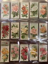 W.D & H.O Britain’s A Series of 50 Roses Cigarette Card set