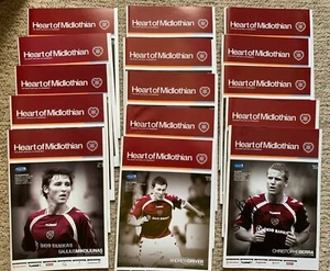 Hearts FC, 15 match programmes from season 2006-07, Scottish Premier League. - Picture 1 of 2