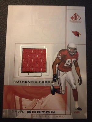 2001 SP Game Used David Boston JERSEY Cardinals - Image 1 of 2