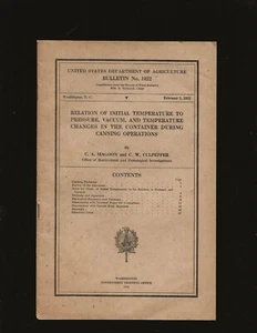 Two Booklets: 1) Relation Of Initial Temperature To Pressure, Vacuum.... - Picture 1 of 4