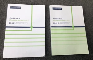 Certificate Financial Studies - 2022 -Units 1&2 London Institute Banking Finance - Picture 1 of 4