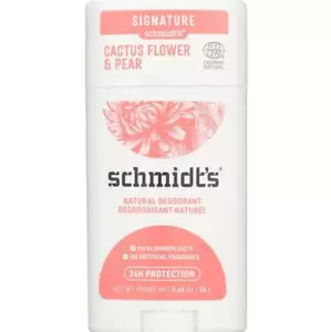SCHMIDTS DEODORANT Cactus Flower & Pear Deodorant, 2.65 OZ Pack of 3 - Picture 1 of 1