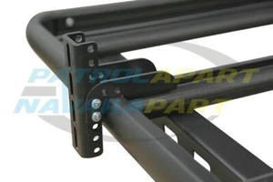 Wedgetail Roof Rack Accessory - Pair of ADJUSTABLE Awning Brackets in Black - Picture 1 of 2