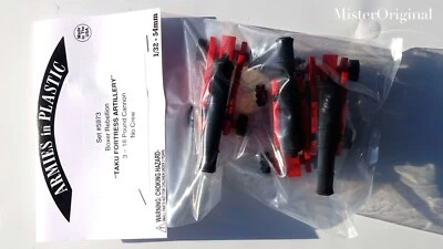 Armies in Plastic Boxer Rebellion Taku Fortress Artillery 3x 18-lb Cannon 1/32 - Image 1 of 3