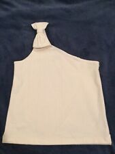 J Crew one shoulder bow tank top cream Small 