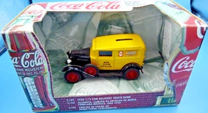 COCA COLA 1930 1/2 TON DELIVERY TRUCK BANK ERTL - Bild 1 von 4