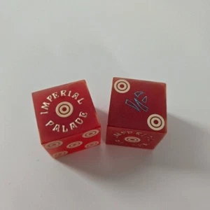 2 Casino Dice Imperial Palace Las Vegas - Picture 1 of 6