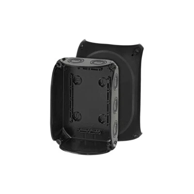 Hensel KF 1000 B Kabelabzweigkasten ohne Klemmen 180x130x77mm IP66 schwarz