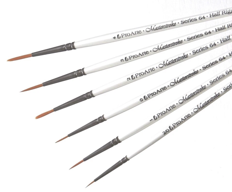 Pro Arte - Masterstroke Prolon Malpinsel - Half Rigger - Serie 64