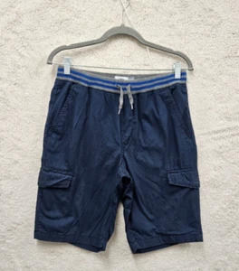 Old Navy Boys Shorts XXL Blue 100% Cotton Drawstring Cargo Chino Outdoor Comfort - Picture 1 of 17