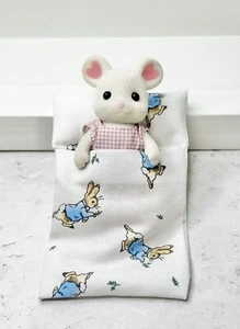 Puppenhaus Miniaturen Zubehör Verwendung für kleine Puppen hausgemachter Schlafsack - Bild 1 von 10
