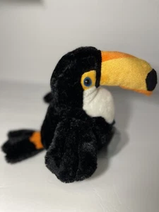 Ganz Webkinz Toco Toucan Retired No Code Plush Stuffed Animal Euc 7” Sitting - Picture 1 of 5