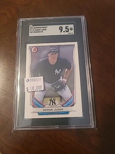 2014 Bowman Draft Aaron Judge RC Top Prospect #TP39 SGC 9.5 MT+ G000034 - Picture 1 of 2