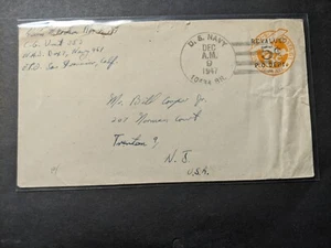 NAVY #961 Sangley Point, Luzon, P.I. 1947 Naval Cover CG Unit 353 NAS - Picture 1 of 2