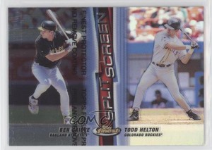 1999 Topps Finest Split Screen Refractor Right Todd Helton Ben Grieve #SS13