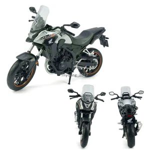 1/12 2022 Honda CB400X Motorcycle Model Diecast Toy Car Boys Kids Gifts Silver - Picture 1 of 10