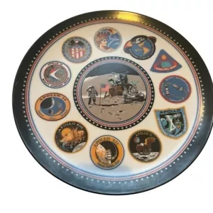 Texas Ware Vintage Collectible Apollo Missions Space Exploration Plate - Picture 1 of 8