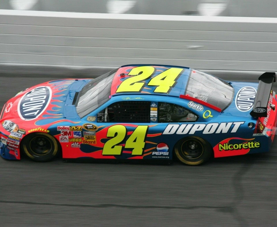 FOTO BRILLANTE JEFF GORDON 8X10 Foto 1 de 1