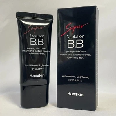 HANSKIN Super 3 Solution BB Cream 30g SPF35 PA++ Brightening Cream K-Beauty NEW - Image 1 of 4