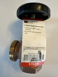 1” Angle Steam Radiator Valve - Picture 1 of 6