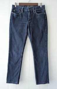 Ralph Lauren Thompson 650 Jeans 30x27 Blue Stretch Straight Leg Mid Rise Slim - Picture 1 of 11
