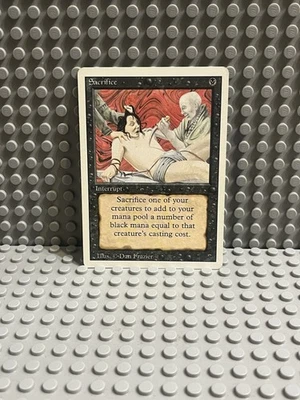 Magic the Gathering | Revised Edition | Sacrifice | #126 | LP | - Image 1 of 4