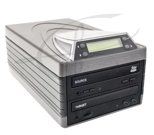 I/O Magic IOM-DM2 CD Copier Stand Alone 2 Drive Optical Duplicator USB 2.0 52x - Picture 1 of 4