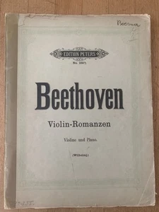 Beethoven ~ Violin-Romanzen - Violine und Piano - Picture 1 of 2