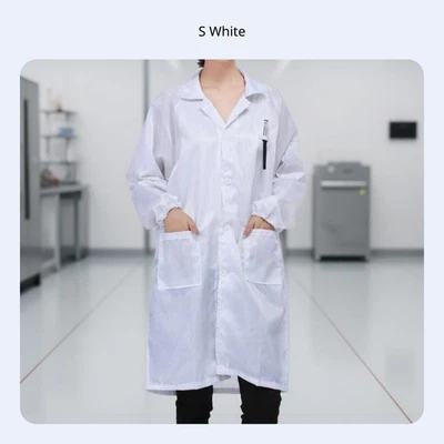 Anti-Static Lab Coat with Hood, Dustproof Workwear - Image 1 of 4