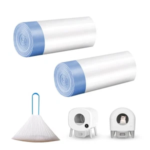 40 Count Extra Large Litter Box Liners, Cat Litter Waste Receptacles Bags for... - Picture 1 of 6