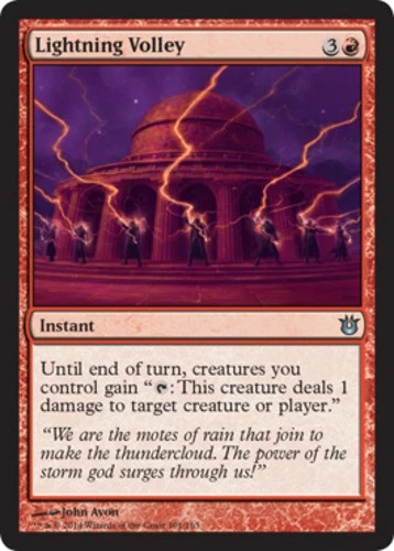 Lightning Volley - Born of the Gods #101/165 MTG Magic The Gathering - Image 1 of 1